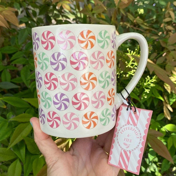 Pastel Peppermint Candy Mug - Picture 2 of 6